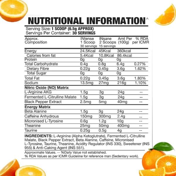 IN2 Pre-Workout 195gm - Image 2